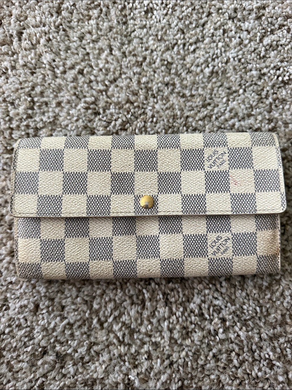 Louis Vuitton Damier Azur Long Wallet